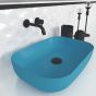 Olympia Metamorfosis 42600 Turquoise matt - Νιπτήρας Επικαθήμενος χωρίς βαλβίδα 60108