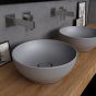 Olympia Trend Round 02 Gray matt - Νιπτήρας Επικαθήμενος χωρίς βαλβίδα 60121