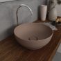 Olympia Trend Round 02 Brown/Beige matt - Νιπτήρας Επικαθήμενος χωρίς βαλβίδα 60122