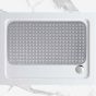 Πατάκι Μπάνιου Αντιολισθητικό 35x70cm Dent  Grey San Lorentzo 201447