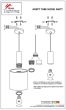 SE21-NM-4-4NM-SH2 ADEPT TUBE Nickel Matt Pendant Grey Fabric Shade+ HOMELIGHTING 77-8427