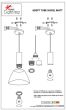 SE21-NM-4-3NM-MS3 ADEPT TUBE Nickel Matt Pendant Black Metal Shade+ HOMELIGHTING 77-8467