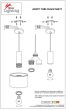 SE21-BL-4-3BL-MS1 ADEPT TUBE Black Pendant Black Metal Shade+ HOMELIGHTING 77-8544