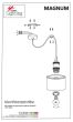 SE21-BR-10-4BL-MS123 MAGNUM FLEX Bronze Metal Pendant Black Metal Shade+ HOMELIGHTING 77-8972
