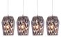 SE4288S-04 LUCA PENDANT SMOKE GLASS+ HOMELIGHTING 77-3723