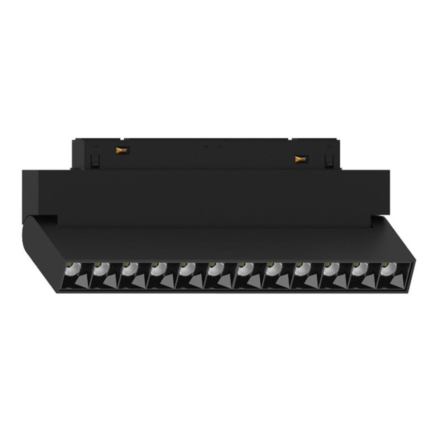 InLight Φωτιστικό LED 12W 3000K για μαγνητική ράγα σε μαύρη απόχρωση D:22cmX10,5cm T01601-BL