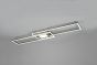 Πλαφονιέρα Οροφής Νίκελ Ματ 110xH7cm LED 37w 2700-6500K 4300lm Trio Lighting Ganado 670710507