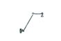 HL-W 10M W FOCUS WHITE MEDIUM WALL BASE HOMELIGHTING 77-3276