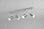 Σποτ IP44 Τετράφωτη Ράγα Χρωμέ 52xH9cm 4xGU10 Trio Lighting Angelo 880400406