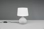 Πορτατίφ 20xH29cm 1xE14 Λευκό Καπέλο Βάση Μπεζ Cappuccino Trio Lighting Martin R50371025