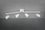 Σποτ Τετράφωτη Ράγα Λευκό Ματ 78cm LED 4x3,5w 3000K 4x400lm Trio Lighting Toulouse R82124131