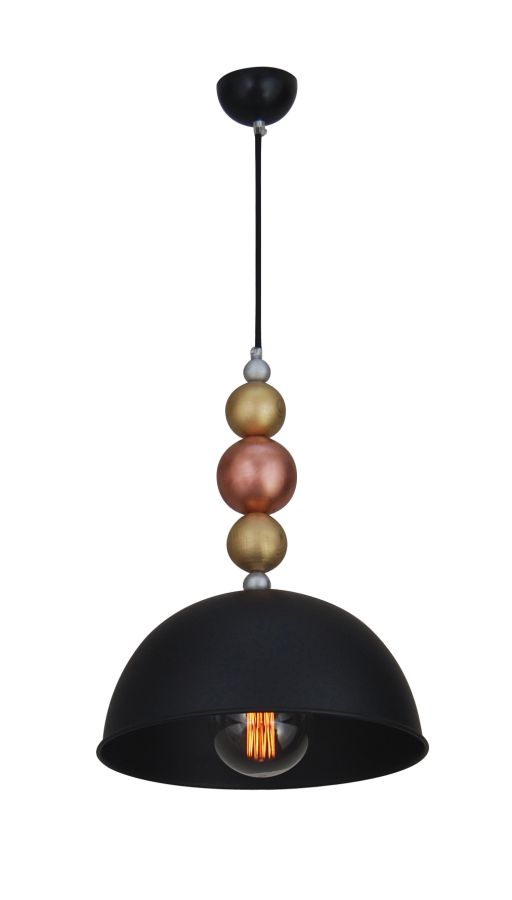 HL-044RS-1P MONA BLACK PENDANT HOMELIGHTING 77-2741