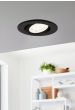 Χωνευτό Σποτ Στρογγυλό Μαύρο 8,8x8,8cm LED 2700-6500K 345lm Ρυθμιζόμενο Εφαρμογή-Τηλεχειριστήριο Eglo Saliceto 99669