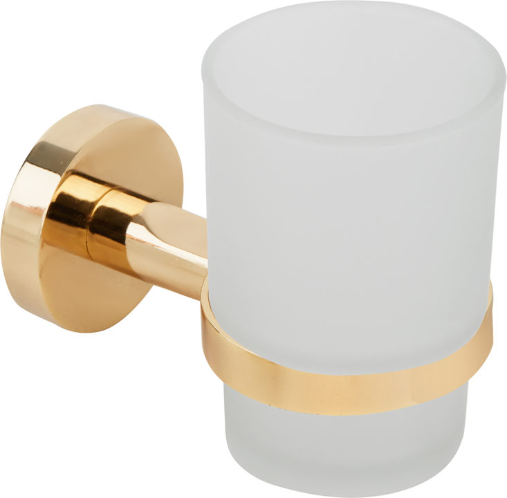 Ποτηροθήκη Γυαλί Χρυσό Bronze Art Inox304 2030-20