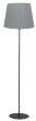 HFLB-04 ΚΩΝ.Φ40 FLOOR LAMP BLACK-ΓΚΡΙ ΔΑΠΕΔΟΥ ΜΕ ΑΜΠΑΖΟΥΡ Φ40 ΚΩΝΙΚΟ Heronia 14-0354
