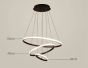SE LED 60 DAMITA BLACK PENDANT 60-40-20x100cm 57W 3CCT WITH MEMORY IP20 2 YEARS WARRANTY A1 HOMELIGHTING 77-50603