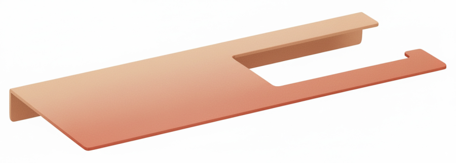 Χαρτοθήκη ανοικτή Rose Sand Bronze Art Shelfy 52FY-R2