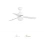 Ανεμιστήρας Οροφής Small Ø102cm 47w με Φωτισμό 2*Ε14,Κορμός Λευκό, Τρία Πτερύγια Λευκό+ΣφένδαμοςΑντιστρεφόμενα,Remote Control,Faro Cebu 33606