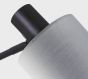 SE21-BL-52-SH2 ADEPT WALL LAMP Black Wall Lamp with Switcher and Grey Shade+ HOMELIGHTING 77-8380
