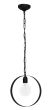 Κρεμαστό φωτιστικό HALKA/25 1L CHAIN BLACK Heronia 34-0056