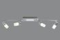 Σποτ Τετράφωτο Ράγα Χρωμέ L96xH18cm Led 4,3w 4x430lm 3000K Trio Lighting Clapton 821410405