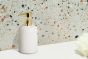 Δοχείο Κρεμοσάπουνου BONITA Stoneware Λευκό 400ml AWD02191912  AWD02191912