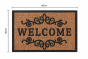 Πατάκι Εισόδου Rubber 40x60cm ''WELCOME'' 0002002 MRShome DF-0002002