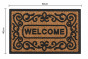 Πατάκι Εισόδου Rubber 40x60cm ''WELCOME'' 0002004 MRShome DF-0002004