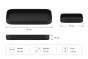 Σετ Μπάνιου από PP 3 Τεμαχίων Black MRShome DF-0057001