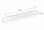 Ραφάκι Μπανιέρας Bamboo 64.5x15cm MRShome DF-0088000