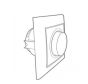 Dimmer για Λάμπες Led  200 watt A/R  Aller  Retοur Χωνευτό Κρεμ Multi 00003