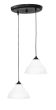 PUBLIC/20 PENDEL 2/L BLACK-WHITE ΚΡΕΜΑΣΤΟ Heronia 35-0065