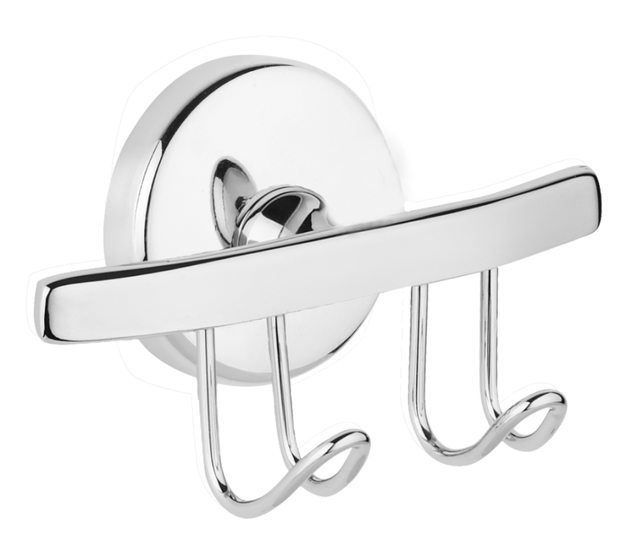 Άγκιστρο Διπλό Χρώμιο Bronze Art Hotel 28H7-10-2