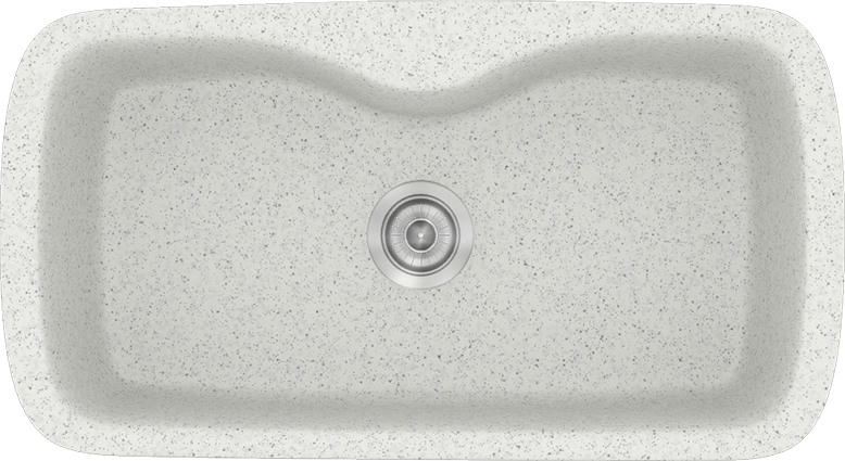 Sanitec Νεροχύτης 321 Classic 83×51 321-01-Granite-White