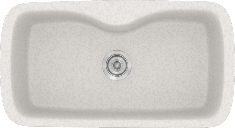 Sanitec Νεροχύτης 321 Classic 83×51 321-14-Metallic-Ice