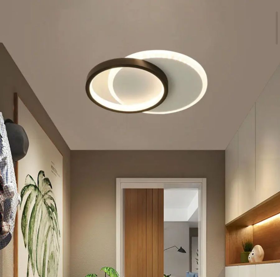 SE LED 200 HUGO WHITE AND BLACK CEILING 15W 3CCT 2 YEARS WARRANTY HOMELIGHTING 77-50475