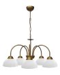 BELLA/5L-SFERA GOLD MAT-WHITE ΠΟΛΥΦΩΤΟ ΚΡΕΜΑΣΤΟ Heronia 01-0451