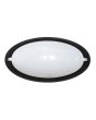 D-212 BLACK ΕΝΣΩΜΑΤΩΜΕΝΟ LED 12W ΟΒΑΛ Heronia 32-0204
