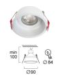 Χωνευτό Σποτ Λευκό D:90 Dalas Viokef 4335600