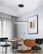 SE LED 60 STELINA PENDANT BLACK 60cm 28W  3CCT IP20 220V 2 YEARS WARRANTY A1 HOMELIGHTING 77-50641