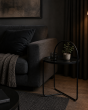 Side Table Μεταλλικό Φ40x65cm Black MRShome DF-0034000