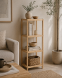 Ραφιέρα Μπάνιου 4 Επιπέδων από Bamboo 34x33x111cm MRShome DF-0048000
