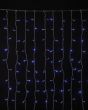 360Led Συμμετρική Κουρτίνα Για Εσωτερική Χρήση Με 8 Προγράμματα 200 x 200(H)cm,Διάφανο Καλώδιο/Μπλέ Λαμπάκι Lianos 58931