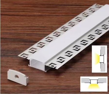 SE-PROW-30 ALUMINIUM PROFILE WITH WINGS 2,8*1,4CM TRIMLESS  PRICE PER METER HOMELIGHTING 77-50547