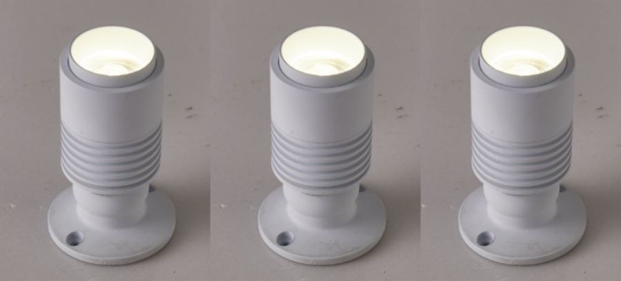 Σποτ Οροφής IP65 Άσπρο Ματ Movable & Zoomable SE-SPL-CMJ-WH-3K LED 3 LIGHT 3x2w 3000K Homelighting Joint 77-9260*3