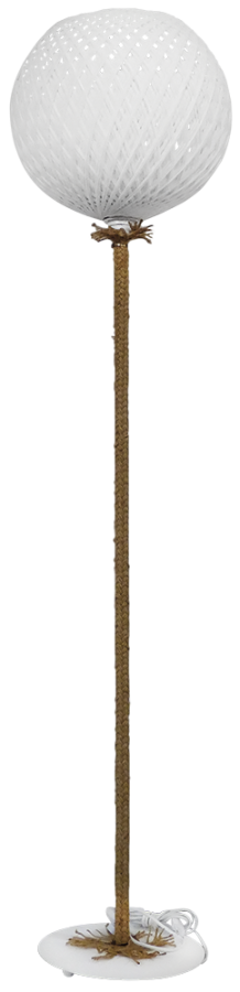 SILK-02 FLOOR LAMP ROPE WHITE-UT-WH Heronia 31-1162