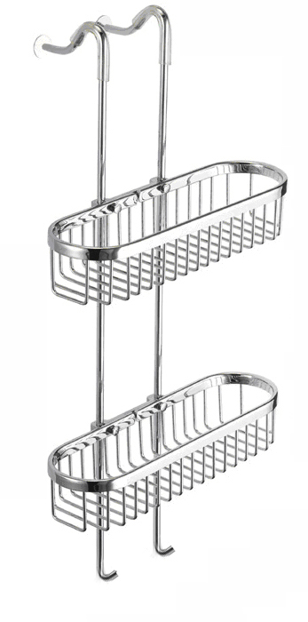 Σπογγοθήκη Κρεμαστή Διπλή Χρώμιο Bronze Art Σπογγοθήκες 27H7-10-M2