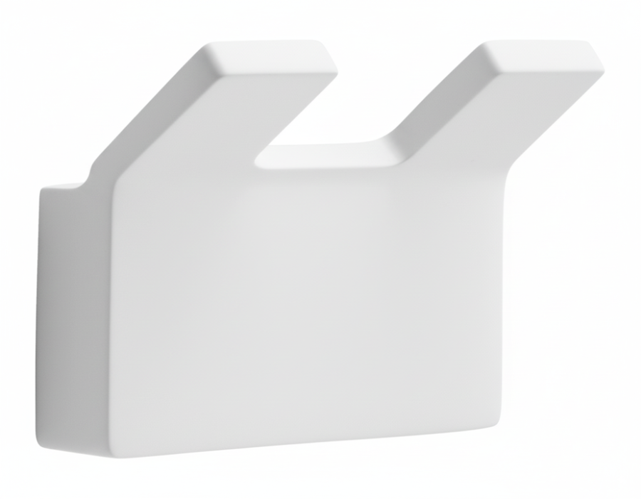 Άγκιστρο Διπλό Λευκό Bronze Art Shelfy 32FY-AA