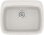 Sanitec Νεροχύτης 313 Classic 58×50 313-14-Metallic-Ice
