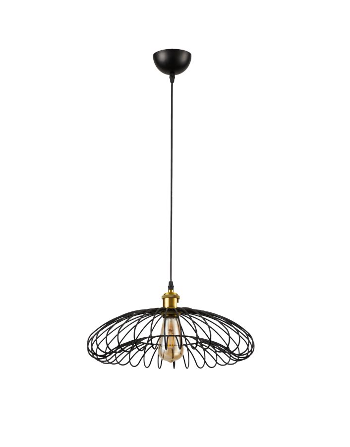 PDC 6081 BK ΜΕΤΑΛΛΙΚΟ ΜΑΥΡΟ 1ΧΕ27 ΣΧ ΟΜΠΡΕΛΑ ARlight 0084680